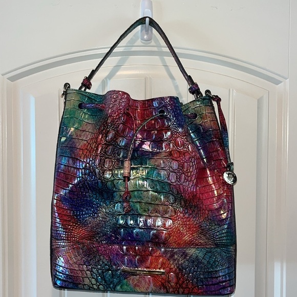 Stunning Melbourne Collection Argyle Marlowe Shoulder Bucket Bag *no strap - Picture 13 of 15